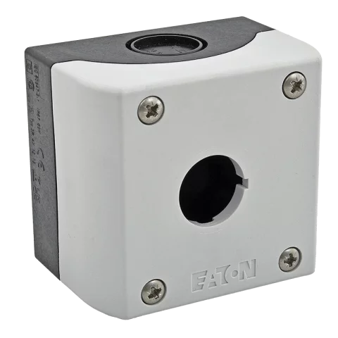 Eaton Nyomógomb tokozat üres 1 lyukú szürke IP65/IP67 M22-I1