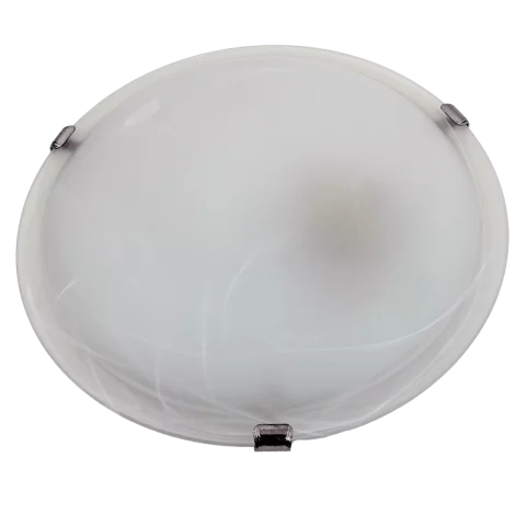 Mennyezeti lámpa Ufo lámpatest E27 üveg búrával 300mm fehér Tracon UFO-1-F