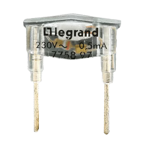 Legrand Galea Life glimmlámpa zöld 230V 0,5mA