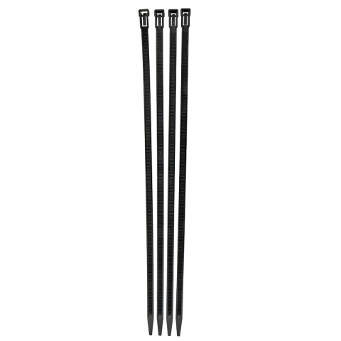 Gyorskötöző kábel kötegelő 350x8 oldható nyitható fekete TRACON 351-NY