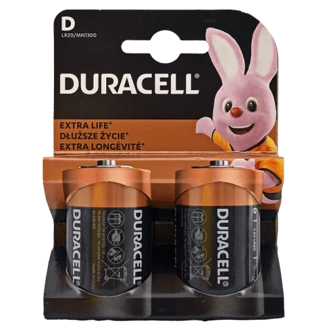 Duracell Góliát elem DB2 Alkáli elem 1,5V (2-es bliszter)