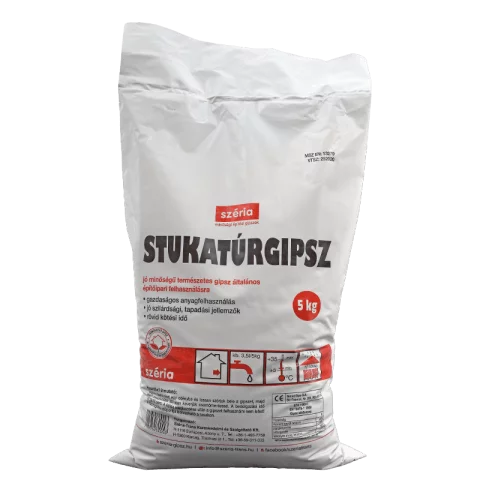 Stukatúr gipsz 5kg-os zsákos Siniat