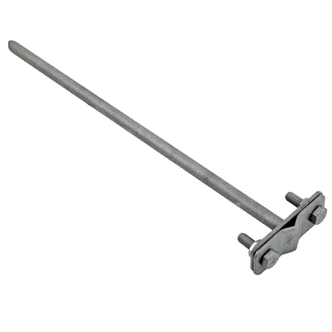 KIFUTÓ_Villámvédelmi vezetéktartó 8-10mm köracélhoz 25cm eltartással Elko-bis 92400202