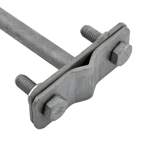 KIFUTÓ_Villámvédelmi vezetéktartó 8-10mm köracélhoz 25cm eltartással Elko-bis 92400202