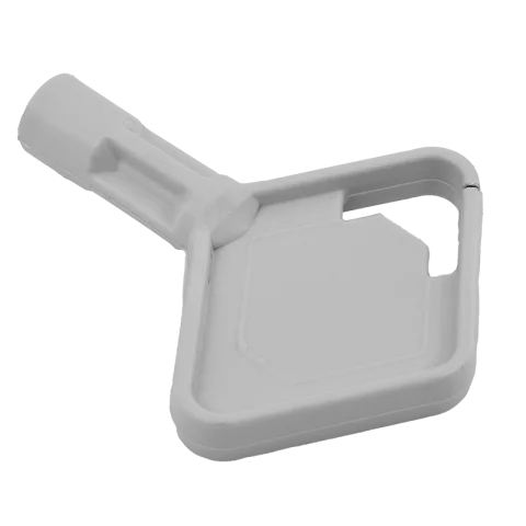 Csatári Plast Háromszög kulcs PVT-K-L szekrényhez műanyag kulcs CSP 79000002