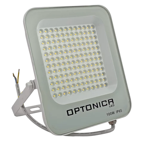 LED Reflektor 100W 6000K hideg fehér IP65 SMD Fehér Optonica FL5713