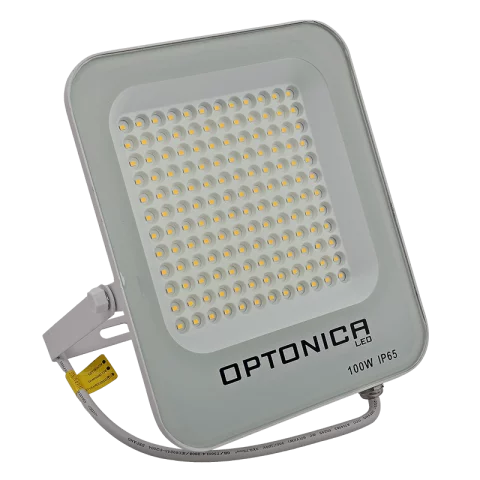 LED Reflektor 100W 4500K természetes fehér IP65 SMD Fehér Optonica FL5714