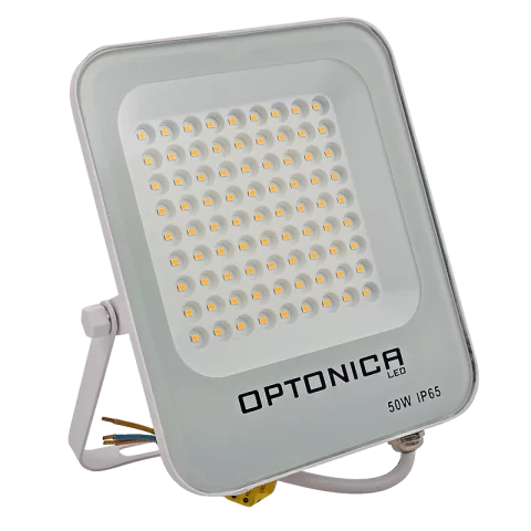 LED Reflektor 50W 2700K meleg fehér IP65 SMD Fehér Optonica FL5712