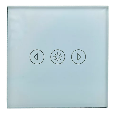 Wifi okos fényerőszabályzó kapcsoló érintőpanel dimmelő 500W 220-240V 2,4Ghz dimmer Elmark 195012/WH