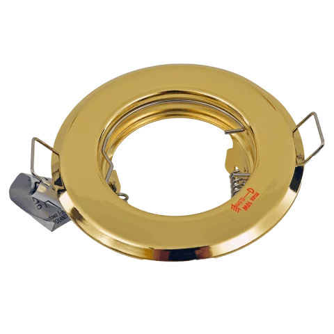 Spot lámpa keret kerek fix arany beépítőkeret Kanlux Argus II CT-2114-G