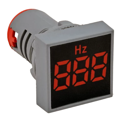 Digitális Frekvenciamérő 22mm furatba Digitális kijelzővel 35-99Hz AC Hertzmérő Elmark EL-ED16S