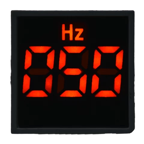 Digitális Frekvenciamérő 22mm furatba Digitális kijelzővel 35-99Hz AC Hertzmérő Elmark EL-ED16S