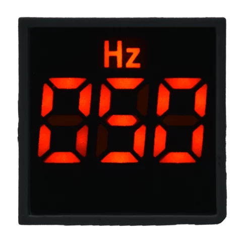 Digitális Frekvenciamérő 22mm furat négyzet Digitális kijelzővel 35-99HzAC Hertzmérő Elmark EL-ED16S