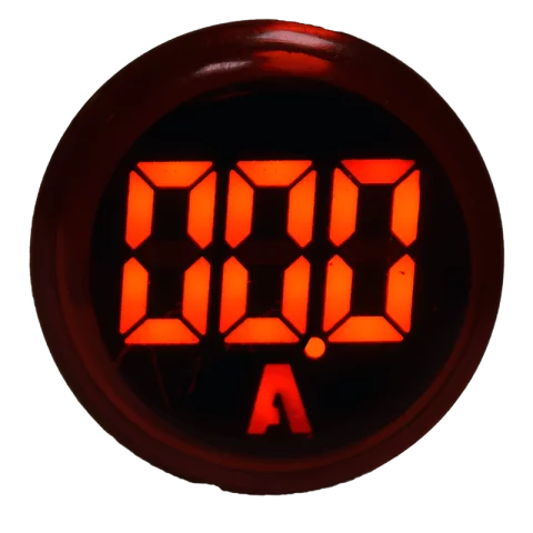 Digitális Áramerősségmérő 22mm furatba kerek Digitális kijelzővel 100A AC Ampermérő Elmark EL-ED16R