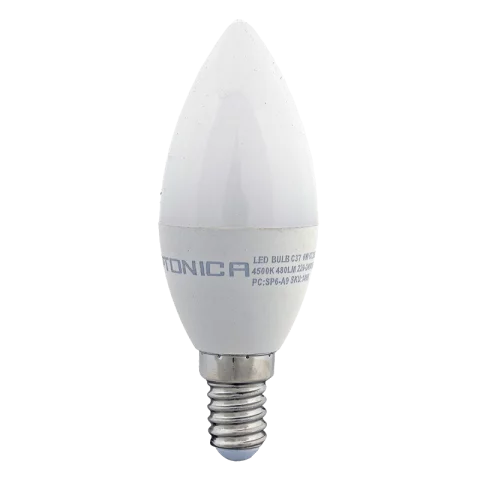 E14 DIMMELHETŐ LED Gyertya Izzó 6W 4500K természetes fehér C37 Optonica SP1465
