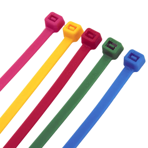 Gyorskötöző kábel kötegelő szett 300x4,8 színes (100db/csomag) Commel 365-177