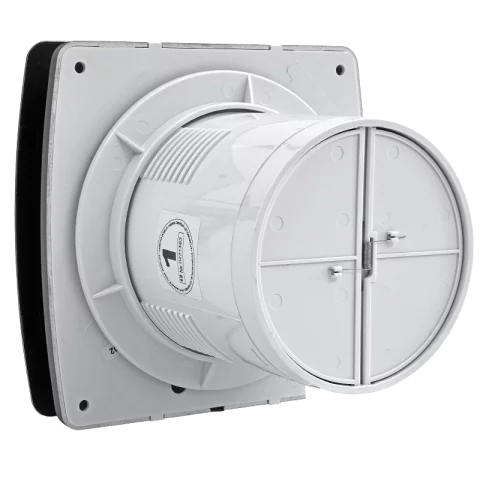 Elszívó Ventilátor 100 mm 12W Időzítős Golyóscsapágyas Visszacsapó szeleppel Fekete Commel 420-204