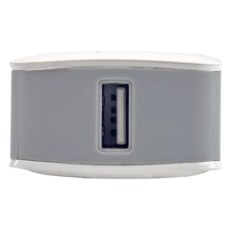 Hálózati töltő adapter USB-A telefon töltő adapter 2.1A fehér Delight 55045-1WH1