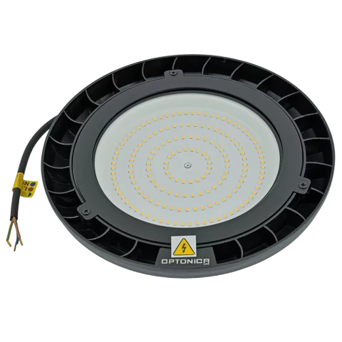 LED csarnokvilágító 100W 10000lm 4500K 120° IP65 kerek csarnok világítás lámpa Optonica 8214