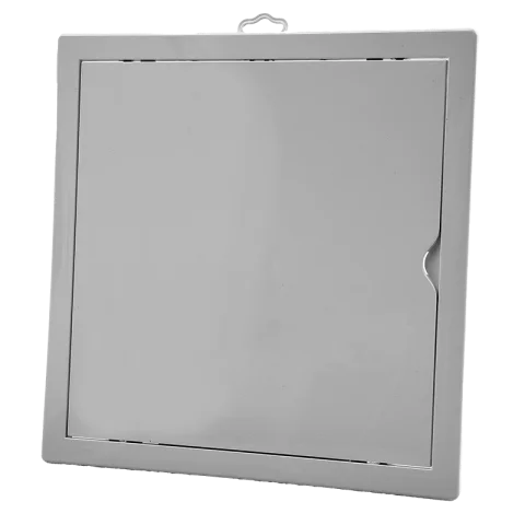 Szerelőajtó műanyag fehér 300x300mm Revíziós ajtó 285x285mm beépítés Elmark 500180/WH