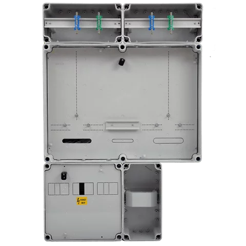 Csatári Plast PVT 6075 Á-V Fm-K ÁK 1/3 fázisú kombinált villanyóra szekrény (n+é) 80A földkábeles