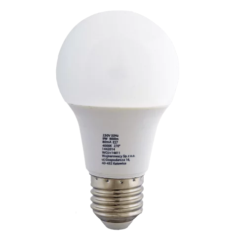E27 LED Izzó 9W 4000K természetes fehér 900lm A60 Spectrum WOJ14611
