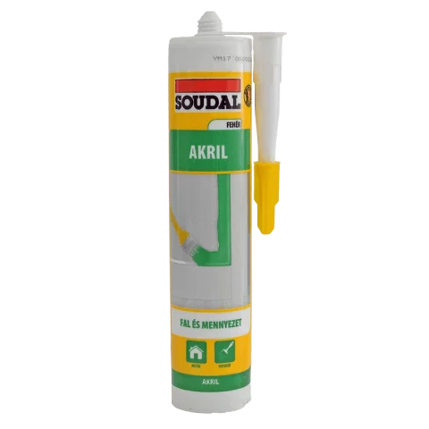 Akril festhető tömítő fehér Soudal 280ml Soudal 154565