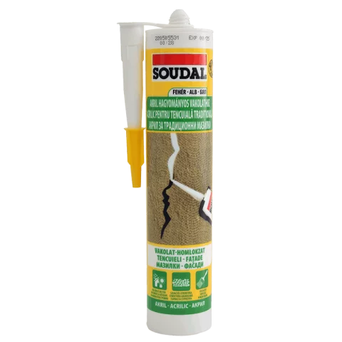 Akril festhető vakolatjavító fehér 280ml 123109