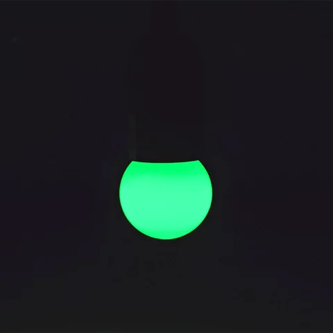 E27 LED Színes Izzó csomag 1W Zöld Kék Sárga Piros Rózsaszín 5db/csomag Avide Dekor G45
