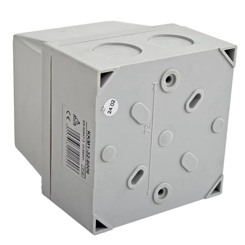 GANZ KKM-1-32-6006 tokozott kapcsoló 3P 32A IP65 1-0-2 állású átkapcsoló