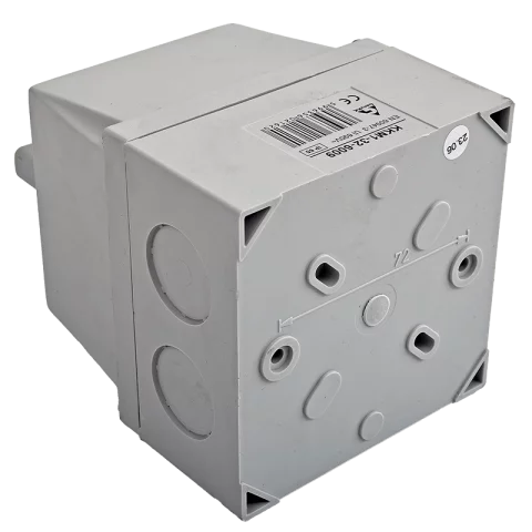 GANZ KKM-1-32-6009 tokozott kapcsoló 3P 32A IP65 csillag-delta 0-Y-D állású átkapcsoló