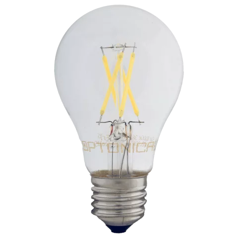E27 LED Filament Izzó 5W 6000K hideg fehér A60 Optonica 1854