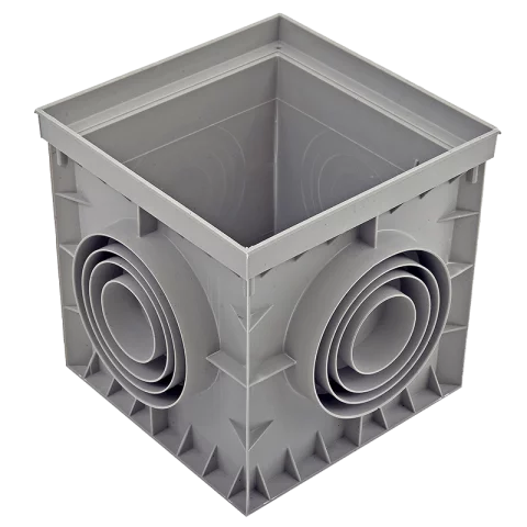 Földbe ásható kötődoboz 200x200x200mm Kábelakna doboz Elmark CP-20 8040