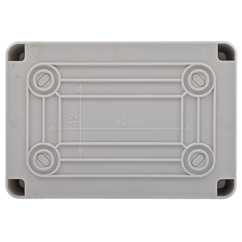 Kötődoboz falon kívüli 80x120x120 mm IP54 fröccsenő víz ellen védett magas kötődoboz CP 1259 Elmark