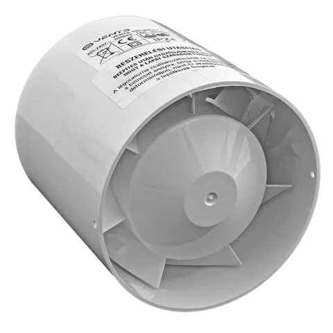 Elszívó Csőventilátor 100 mm 14W Időzítős Golyóscsapágyas 100-as csőhöz Vents 100 VKO1TL