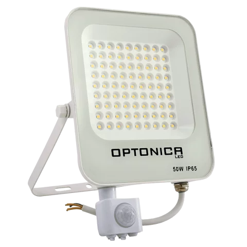 LED Reflektor Mozgásérzékelővel 50W 4500K Fehér Optonica SMD 5770