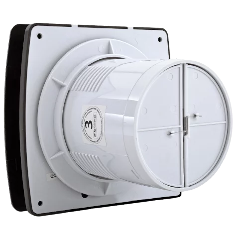 Elszívó Ventilátor 100 mm 12W Golyóscsapágyas Visszacsapó szeleppel Fekete Commel 420-203