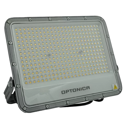 LED Reflektor 200W 4000K Fekete 28000lm Optonica Premium Line High Power 15892