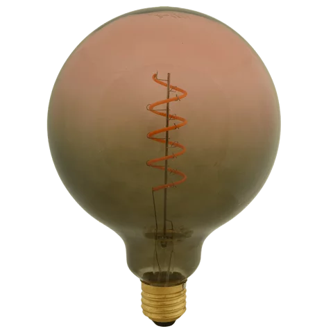 E27 Grey-Pink LED Filament Izzó 4W 2000K Extra meleg fehér Szürke-rózsaszín izzó G125 Nedes ZSF123
