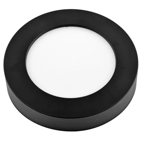 LED Panel Mennyezeti Falon Kívüli 12W Állítható színhőmérséklet Kerek Fekete Commel 337-718