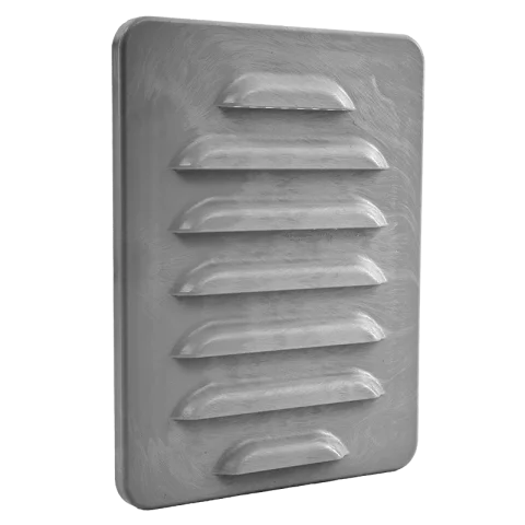 Csatári Plast PVT-K Vent Szellőző levegő nyílás K-L lábazati szekrényekhez 150x115mm