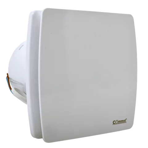 Elszívó Ventilátor 100 mm 12W Golyóscsapágyas Visszacsapó szeleppel Fehér Commel 420-201
