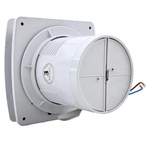 Elszívó Ventilátor 100 mm 12W Golyóscsapágyas Visszacsapó szeleppel Fehér Commel 420-201