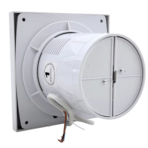 Elszívó Ventilátor 100 mm 12W Visszacsapó szeleppel Siklócsapágyas Fehér Commel 420-101