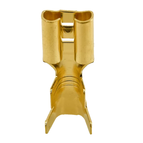 Szigeteletlen rátolható csúszó hüvely 6,3x0,8 4-6mm2 Tracon CSH6-2