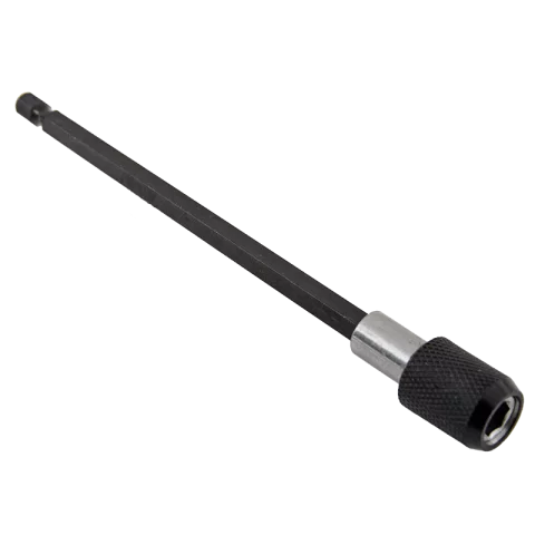 Bit Hosszabbító 1/4" 150mm Bitfej Tartó Szár Mágneses Fix-Clip gyorskioldás Extol Craft 919404