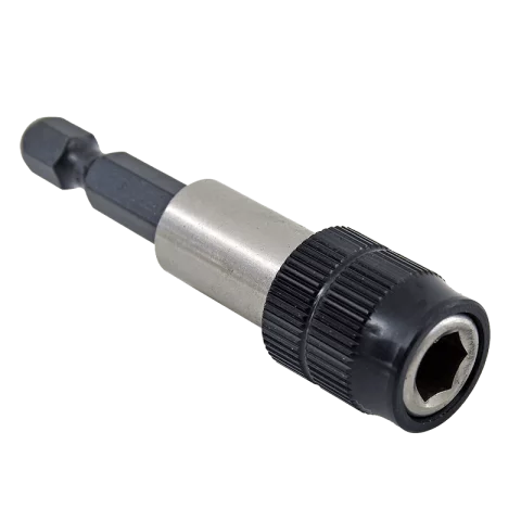 Bit Hosszabbító 1/4" 60mm Bitfej Tartó Szár Mágneses Fix-Clip gyorskioldás Fortum 4743101