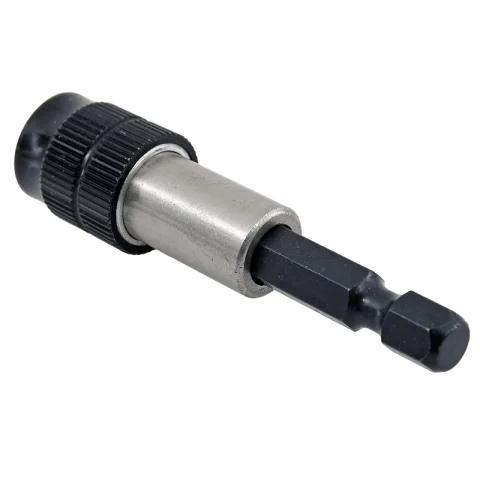 Bit Hosszabbító 1/4" 60mm Bitfej Tartó Szár Mágneses Fix-Clip gyorskioldás Fortum 4743101