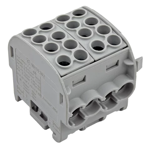 Fővezetéki leágazó sorkapocs 25 mm2 szürke 1000V DC Weidmüller WPD 202 4x35/4x25 GY
