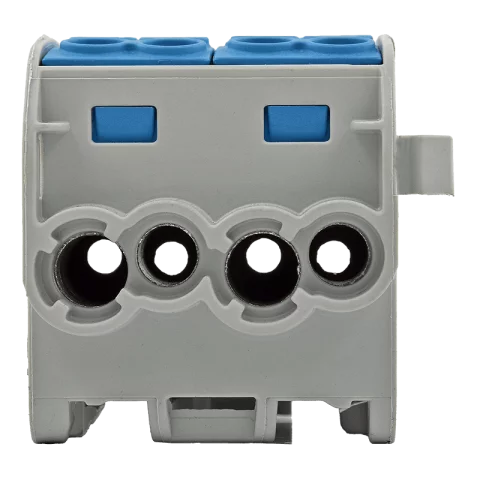 Fővezetéki leágazó sorkapocs 25 mm2 kék 1000V DC Weidmüller WPD 202 4x35/4x25 GY